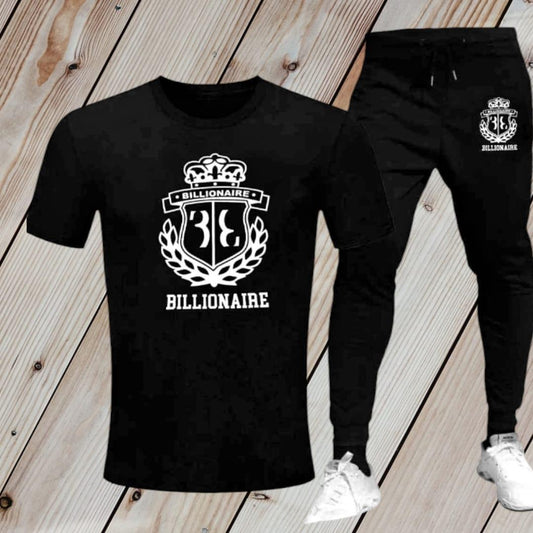 Men's Printed Polyester Track Suit -2 Pcs Set